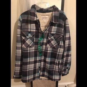 Plaid flannel jacket